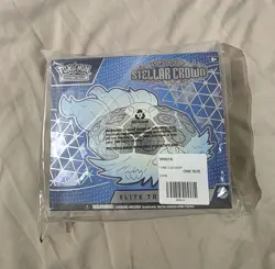 Pokemon TCG Stellar Crown ETB Scarlet and Violet Elite Trainer Box New Sealed - Image 1