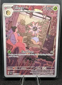Pokemon TCG Lileep 145/142 Illustration Rare Stellar Crown CARD NM - Image 1