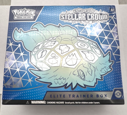 Pokemon TCG Stellar Crown Scarlet & Violet Elite Trainer Box Sealed ETB - Image 1