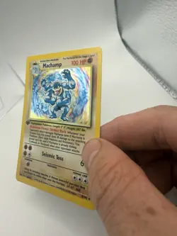 Pokemon TCG - Machamp 8/102 Base Set Holo Rare WOTC 1999 1st Edition - Image 2