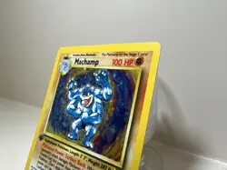 Machamp 8/102 1st Edition Holo Rare Deck Exclusives Base Set Pokemon TCG LP - Image 3