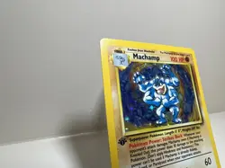 Machamp 8/102 1st Edition Holo Rare Deck Exclusives Base Set Pokemon TCG LP - Image 4