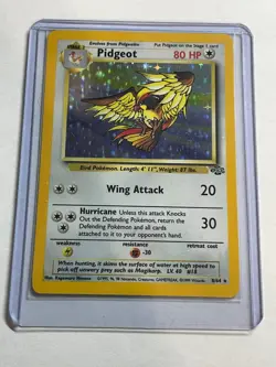 Pidgeot Pokemon TCG Jungle Set Unlimited 8/64 Rare Holo 1999 WOTC - Image 4