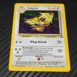 Pokemon TCG Pidgeot 8/64 Jungle Set Holo Unlimited Holo Rare - Image 1