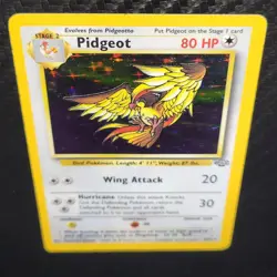 Pokemon TCG Pidgeot 8/64 Jungle Set Holo Unlimited Holo Rare - Image 2