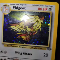 Pokemon TCG Pidgeot 8/64 Jungle Set Holo Unlimited Holo Rare - Image 5