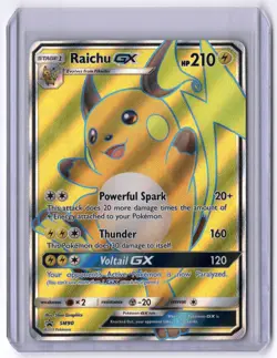 Raichu GX - SM90 Promo Holo NM Pokemon SM Promos - Image 1