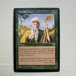 Worldly Tutor Mirage Regular MTG Magic The Gathering - Image 1
