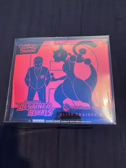 Destined Rivals Pokemon Center Elite Trainer Box ETB Sealed Brand New FREE CASE - Image 1