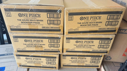 OP14 ENGLISH ONE PIECE CARD GAME THE AZURE SEA'S SEVEN BOOSTER BOX CASE - Image 1