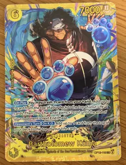 Bartholomew Kuma OP12-119 SEC Legacy of the Master ONE PIECE ENGLISH B - Image 1