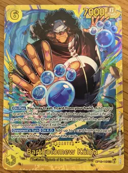 Bartholomew Kuma OP12-119 SEC Legacy of the Master ONE PIECE ENGLISH A - Image 1