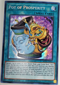 Yugioh MP22-EN037 Pot of Prosperity Card Game 1st Ed. TCG CCG - Image 1