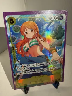 One Piece Trading Cards Nami - Japanese Heroines Edition EB03-053SR Near Mint - Image 1