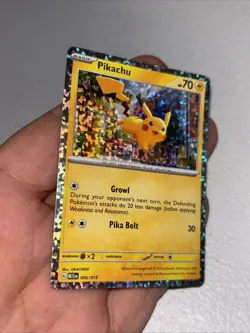 Pokemon TCG Pikachu 2/15 McDonald’s Holo Rare Pokemon Birthday Gift Foil - Image 1