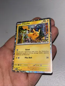 Pokemon TCG Pikachu 2/15 McDonald’s Holo Rare Pokemon Birthday Gift Foil - Image 2
