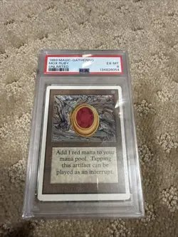 MTG Unlimited Mox Ruby PSA 6 - P9 - Image 2
