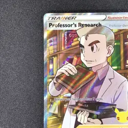 Professor's Research #024 Full Art Foil NM Pokemon Celebrations TCG - Image 3