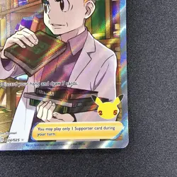 Professor's Research #024 Full Art Foil NM Pokemon Celebrations TCG - Image 5