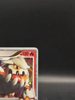 Pokemon TCG Heatran LV.X #DP31 Diamond & Pearl Black Star Promo MP - Image 3