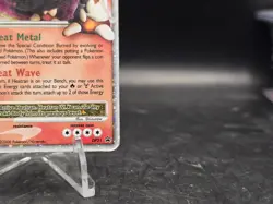 Pokemon TCG Heatran LV.X #DP31 Diamond & Pearl Black Star Promo MP - Image 5