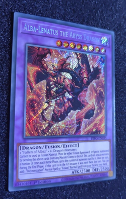 Yu-Gi-Oh! - Alba-Lenatus the Abyss Dragon - DIFO-EN035 - Secret Rare - NM - Image 3