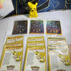 Ancient Mew Sealed Promo Pokemon x 3 Gul Movie 2000 Pokemon Card plus birds x3 - Image 1