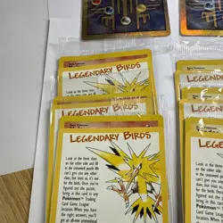 Ancient Mew Sealed Promo Pokemon x 3 Gul Movie 2000 Pokemon Card plus birds x3 - Image 2