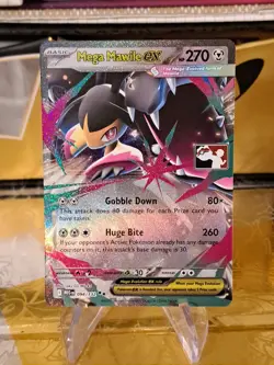 Mega Mawile Ex Pokemon Prize Pack Series 8 Promo Pokemon Card NM/LP - Image 1