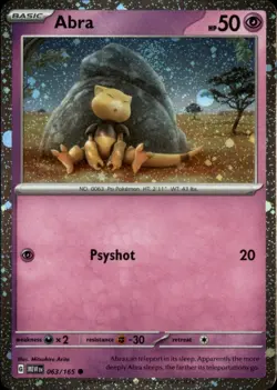 Abra - (Cosmos Holo) Holo Promo Miscellaneous Cards & Products 063/165 NM - Image 1