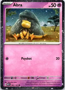 Abra - (Cosmos Holo) Promo Miscellaneous Cards & Products 063/165 NM - Image 1