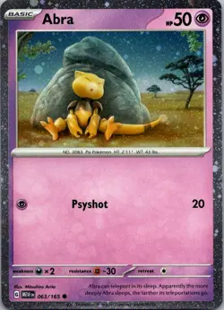 Abra - (Cosmos Holo) Promo Miscellaneous Cards & Products 063/165 NM - Image 1