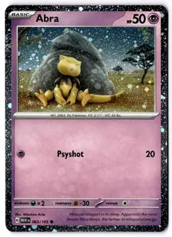 Abra - (Cosmos Holo) Holo Promo Miscellaneous Cards & Products 063/165 NM - Image 1