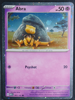 Abra - (Cosmos Holo) Holo Promo #063/165 Miscellaneous Cards & Products NM - Image 1