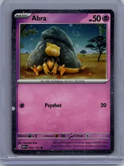 Abra - (Cosmos Holo) Promo Miscellaneous Cards & Products 063/165 NM - Image 1