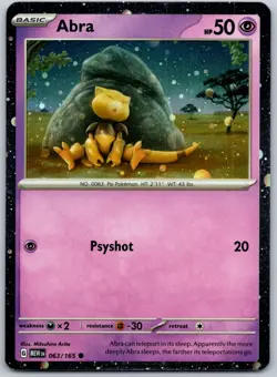 Abra - (Cosmos Holo) Holo Promo Miscellaneous Cards & Products 063/165 NM - Image 1