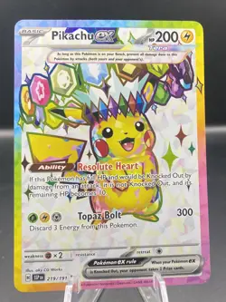 Pikachu EX 219/191 - Ultra Rare - Surging Sparks - Pokemon TCG - English - Image 1