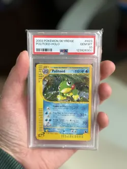2003 POKEMON SKYRIDGE #H23 POLITOED-HOLO PSA 10 - - Image 1