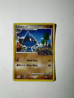 Pokemon Rumble Card Lot of 5 Lucario, Starmie, Bibarel, Heatran, Bastiodon - Image 2