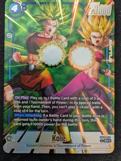 Kale FB08-032 Alternate Art Saiyan's Pride Dragon Ball English Card Fusion World - Image 1