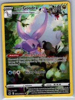 Hisuian Goodra GG21/GG70 Crown Zenith: Galarian Gallery - Pokemon Card - NM - Image 1