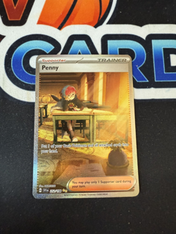 Penny 252/198 SIR Scarlet & Violet Base Set Pokemon Card - Image 1