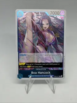 One Piece CCG Boa Hancock OP14-027 Rare Foil Holo Card TCG English - Image 1