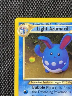 Light Azumarill 13/105 SwirlNeo Destiny Holo Pokemon Card LP+ - Image 3
