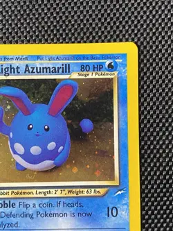 Light Azumarill 13/105 SwirlNeo Destiny Holo Pokemon Card LP+ - Image 4