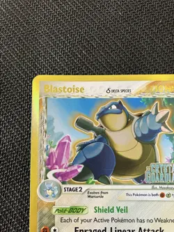 Blastoise (2/100) EX Crystal Guardians Stamped Reverse Holo Pokemon Card! - Image 5