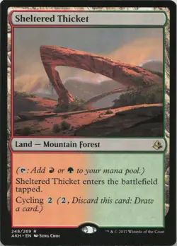 Sheltered Thicket R Amonkhet 248 LP-NM MTG - Image 1