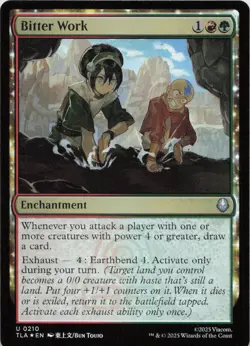Bitter Work - FOIL - U Avatar: The Last Airbender 210 - MTG - Image 1