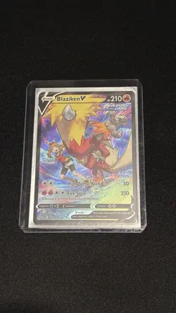Pokemon TCG Blaziken V TG14/TG30 Silver Tempest Ultra Rare Full Art Holo - Image 1