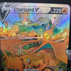 Pokemon Charizard Holo With Texture Read Description - Image 3